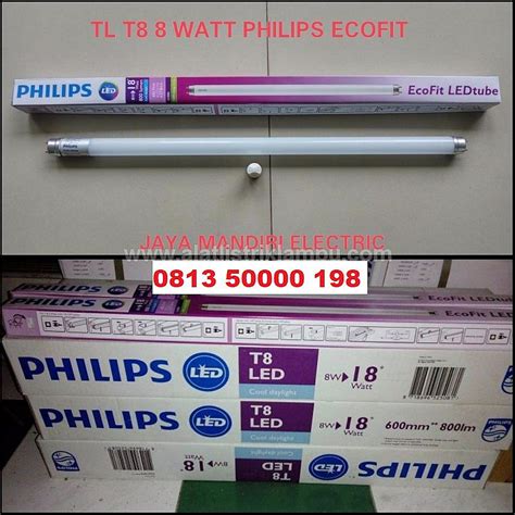 TL LED T8 TL8 8watt 8w 8 WATT PHILIPS ECOFIT NEON HARGA MURAH Toko JAYA