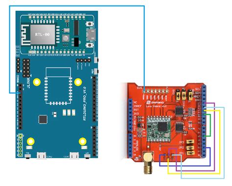 Ameba Arduino RTL8710AF Use Dragino Lora Shield Realtek IoT Wi Fi