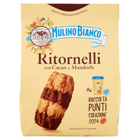 Mulino Bianco Ritornelli Biscotti Con Cacao E Mandorle 700g Carrefour