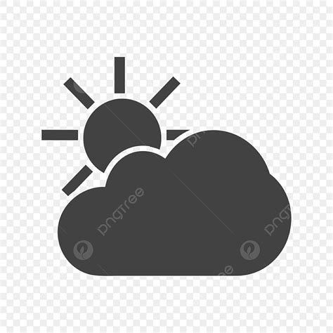 Glyphs Silhouette Transparent Background Weather Glyph Icon Weather