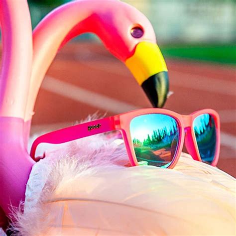 Goodr Ogs Flamingos On A Booze Cruise Sunglasses Aw24