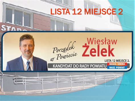 Listopada Kandydat Na Burmistrza Kamienia Pomorskiego Ppt Pobierz