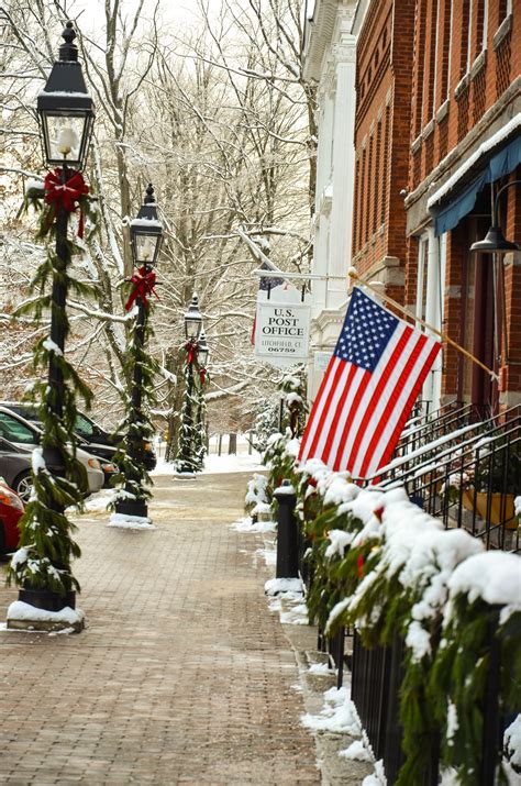 Litchfield Connecticut -Iconic... in winter www.litchfieldhills.com