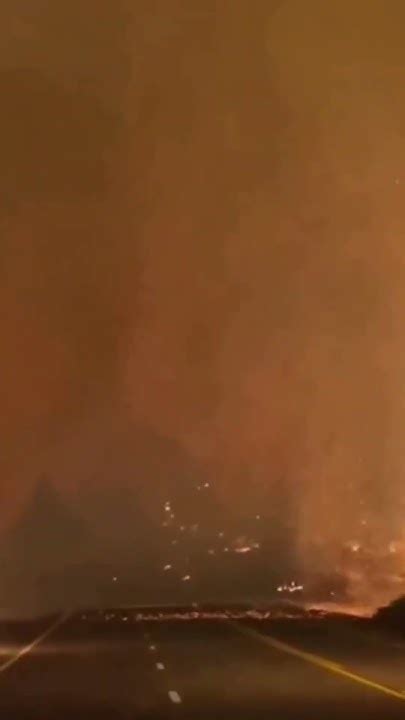 Park Fire Near Chico Firetornadoes Doubled The Size In A 24 Hourspan Youtube