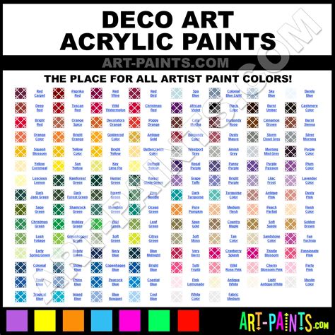 DecoArt Acrylic Paint Brands - DecoArt Paint Brands, Acrylic Paint, Americana Acrylic Paints ...