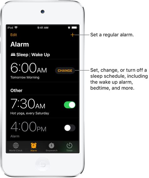 Set An Alarm On Ipod Touch Apple Support Au