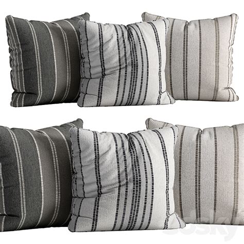 Pillow Collection Interior DV Kap Home 2 Pillows 3D Model