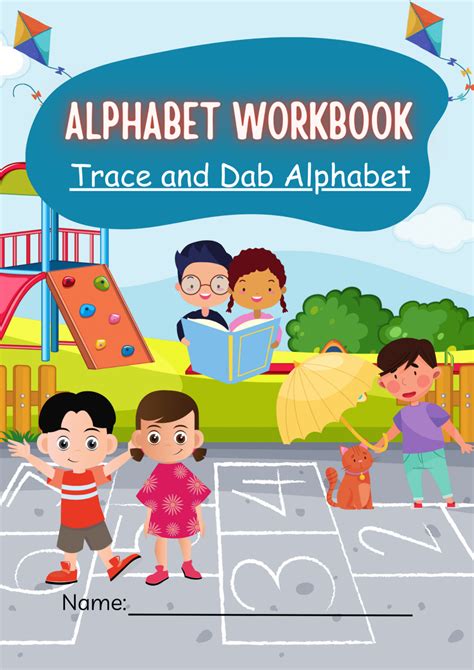 Alphabet Workbook Trace And Dab For Kids Pages 108