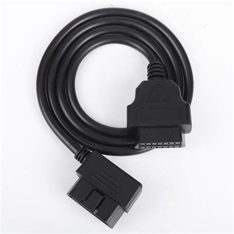 Obd Extension Cable L Type Male Angled To Female Pin Diagnostic