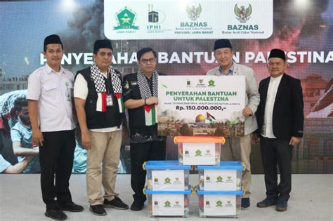 Baznas Jawa Barat Salurkan Bantuan Kemanusian Palestina Tahap Pertama