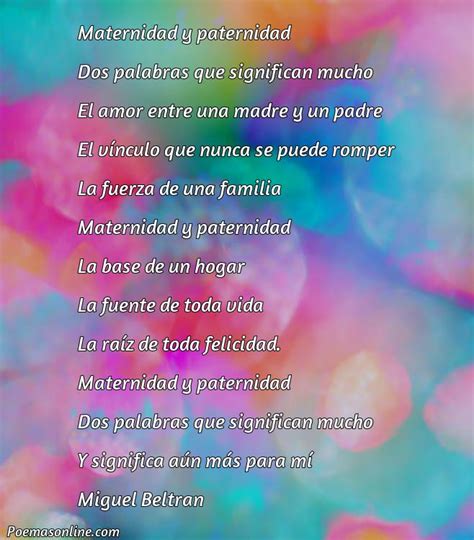 Mejores Poemas Sobre La Maternidad Y Paternidad Poemas Online