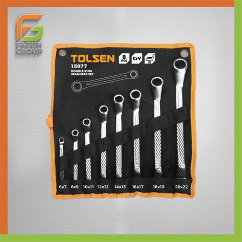 8PCS DOUBLE RING SPANNERS SET - Group