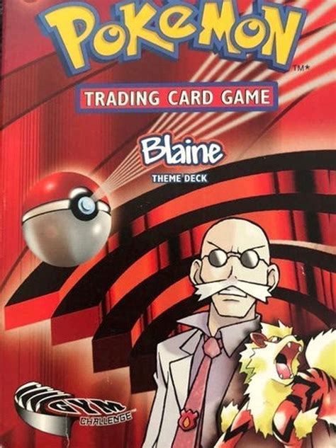 Gym Challenge Theme Deck Blaine Gym Challenge Pokemon