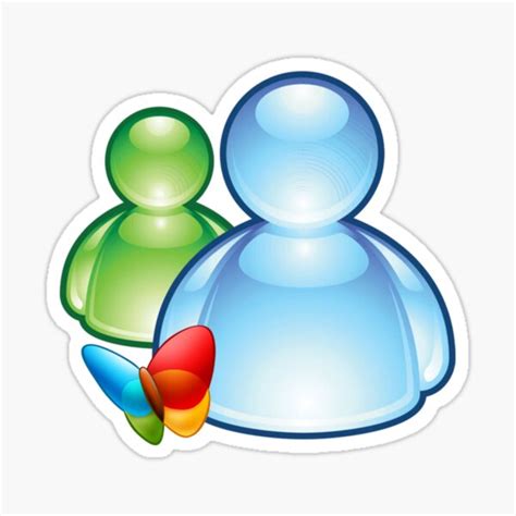 Msn Logo Sticker By Miditto Redbubble