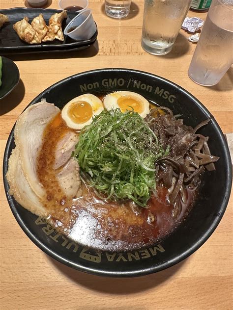 Spicy Tonkotsu Shoyu Ramen And Karaage R Ramen