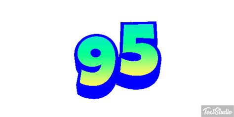95 Number Animated  Logo Designs