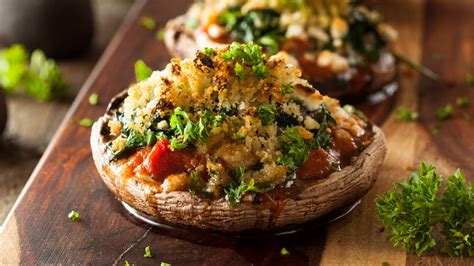 Stuffed Portobello Mushroom Recipes Kitchen And Vine