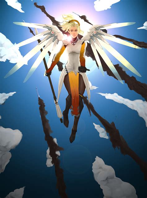 Mercy - Overwatch fanart by ShifferUl on DeviantArt