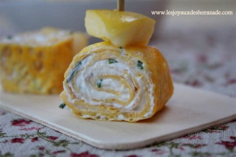 Recette Amuse Bouche Pour Ap Ritif Facile Roul Au Fromage Les Joyaux