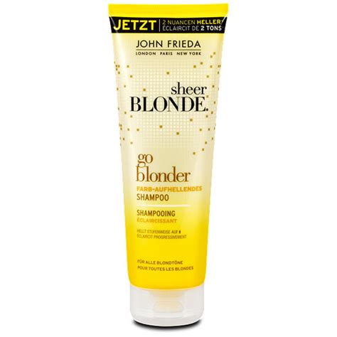 John Frieda Sheer Blonde Go Blonder Farb Aufhellendes Shampoo