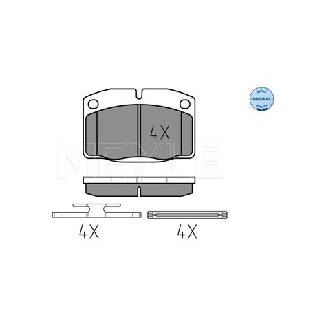 MEYLE BREMSSCHEIBEN Ø256mm BREMSBELÄGE SET VORNE FÜR OPEL KADETT E 2