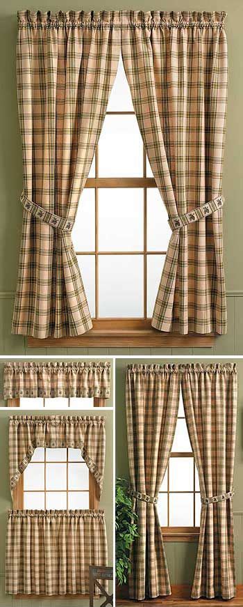 Lodge Style Curtains Blinds Shades Curtains Rustic Window