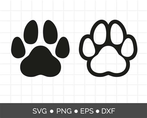 Patte De Chien SVG Fichiers SVG Pour Cricut Fichier De Coupe Pour