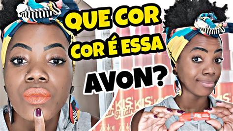 VEJA ESSAS CORES DE BATOM KISS HIDRA AVON Color Trend YouTube