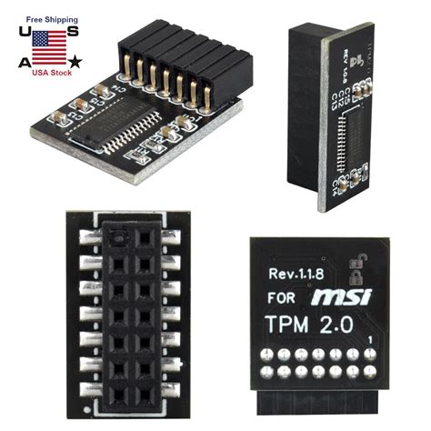 TPM 2 0 Security Module MSI ASROCK Grelly USA