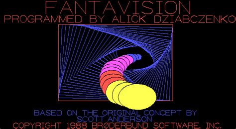 WinWorld Screenshots For FantaVision 1 X DOS