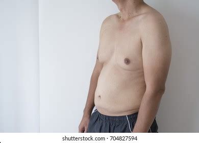 Close Men Boob Fat Man Stock Photo 704827594 Shutterstock