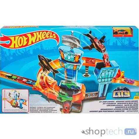 Трек Mattel Hot Wheels Airport Track Set GFH90 Купить Трек Mattel Hot Wheels Airport Track Set