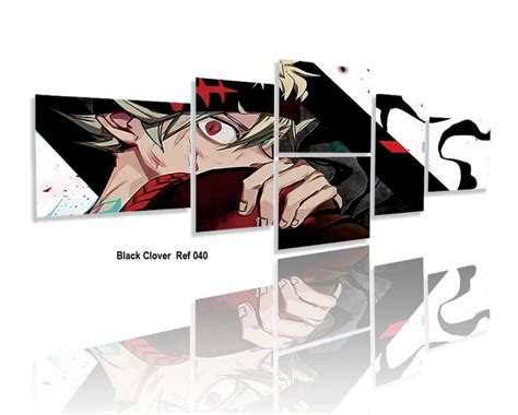 Quadro Decorativo Black Clover Desenho Anime 1 34x41cm Elo7