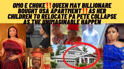 E Choke Queen May Billionaire Bought Usa Apartment As Pikins Relocate