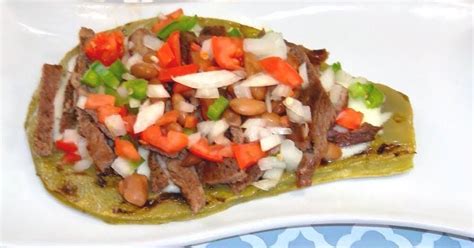 Huarache De Nopal Con Salsa Mexicana De Kcal Receta F Cil En La