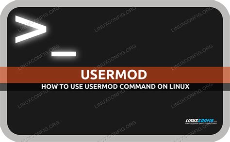 Usermod Command In Linux With Examples LinuxConfig