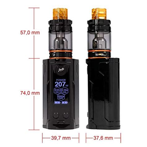 Wismec Reuleaux RX GEN3 Dual Kit 230 W Mit Gnome King Tank 5 8 Ml