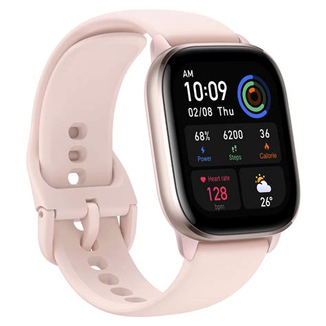 Relógio Smartwatch Xiaomi Amazfit Gts 4 Mini Rosa Á Prova Dágua 50