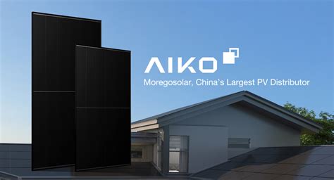 Aiko Solar Panel N Type Full Black 600 615W Moregosolar One Stop PV