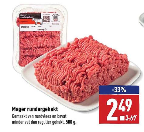 Mager Rundergehakt Aanbieding Bij ALDI 1Folders Nl