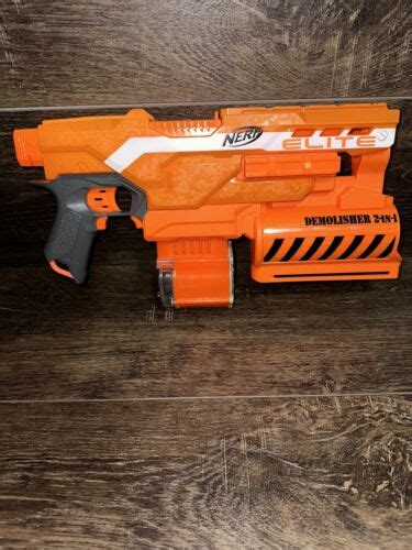 Drum Mag Nerf N Strike Elite Demolisher 2 In 1 Orange Gun