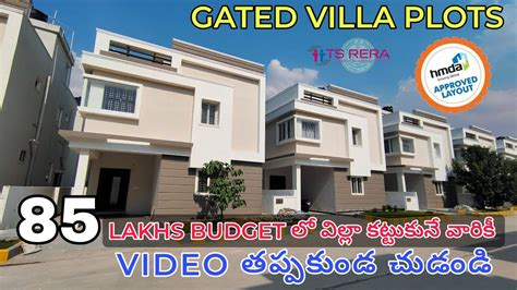 Direct Owner Gated Villa Plot For Sale Hyderabad Elip Property Drone