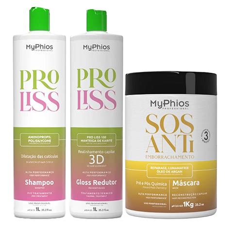 Kit Progressiva Proliss L Sos Antiemborrachamento Kg Myphios