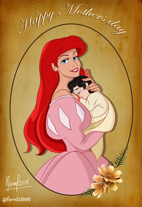 Ariel And Melody As A Baby Drawing By Fernl Deviantart