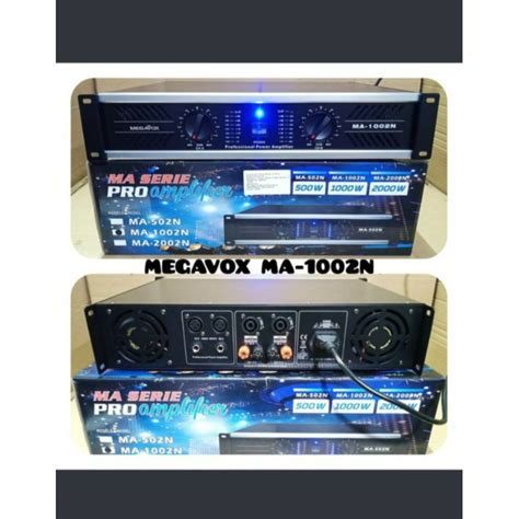 Jual Power Amplifier Megavox Ma1002 Ma 1002 N Original Shopee Indonesia