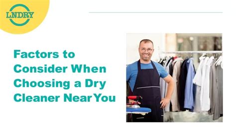 PPT Factors To Consider When Choosing A Best Dry Cleaner Near You