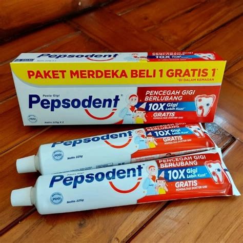 Jual Pepsodent Pasta Gigi Netto 2 X 225g Isi 2 Shopee Indonesia