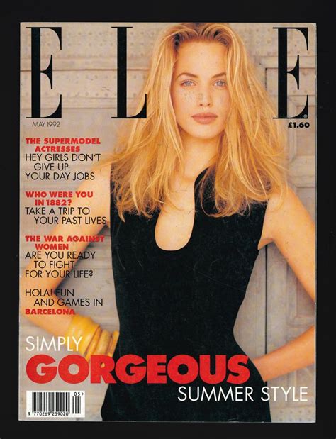 Elle UK May 1992 British Original Vintage Fashion Magazine Etsy UK