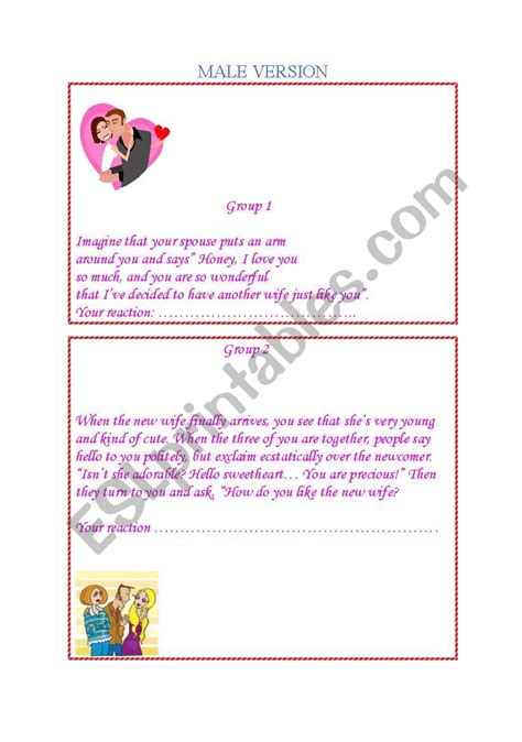 Brother Versus Sister Conversation Cards 8 Pages Esl Worksheet By