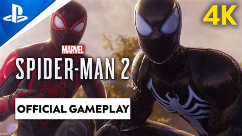 Marvels Spider Man 2 Le Gameplay 4k Dévoilé 🔥 Official Ps5 Trailer